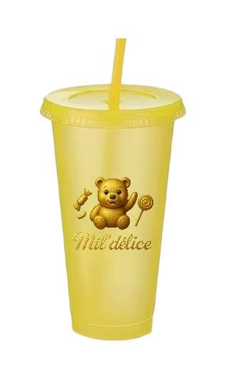 GOBELET MIL'DELICE JAUNE